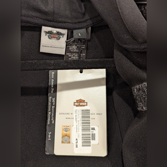 NWT Harley Davidson Miss Enthusiast 3-in-1 Leather Riding Jacket - Picture 7 of 15